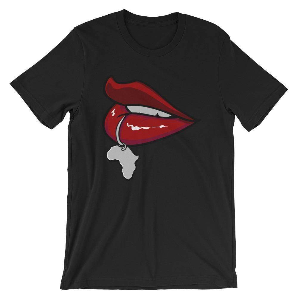 Blacknificent Printed Tee Black / S Love Bites Africa Unisex Tee