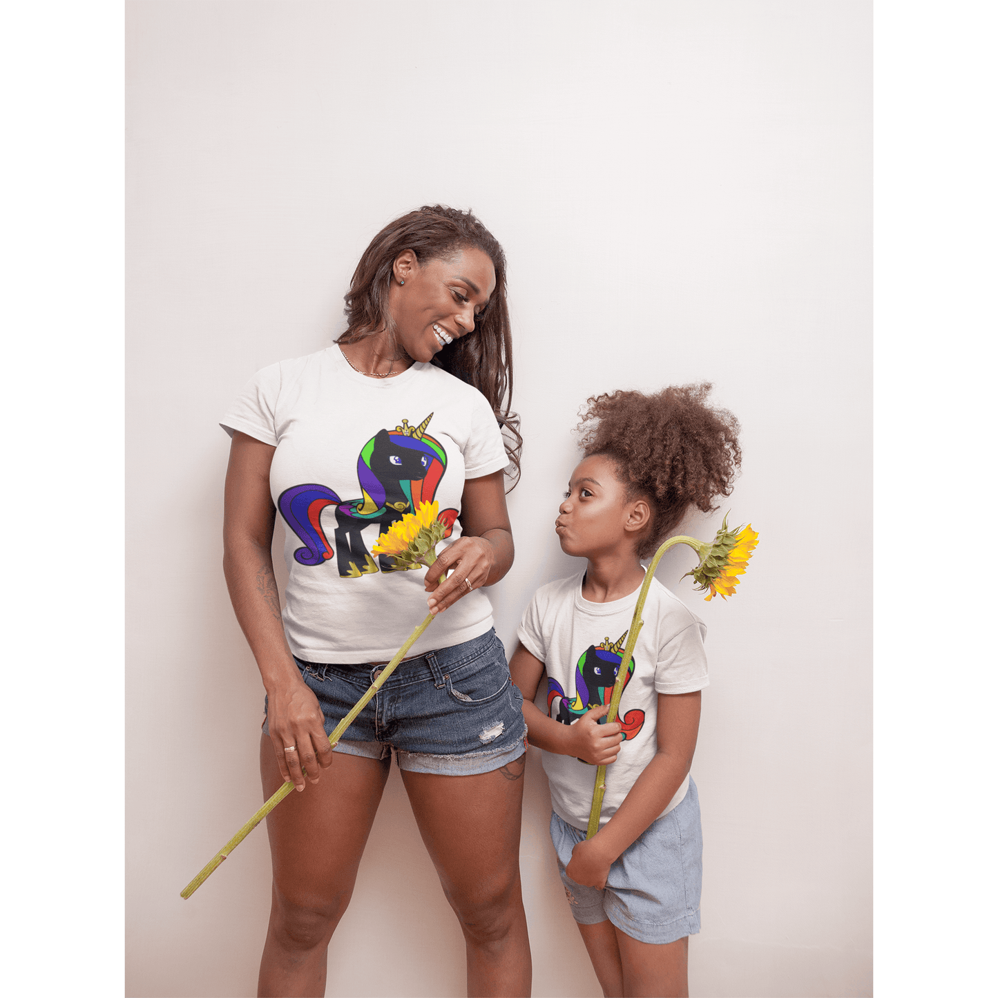 Blacknificent Printed Tee Black Unicorn Magic Youth Tee