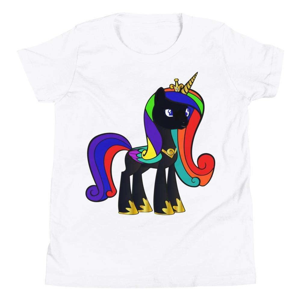 Blacknificent Printed Tee Black Unicorn Magic Youth Tee