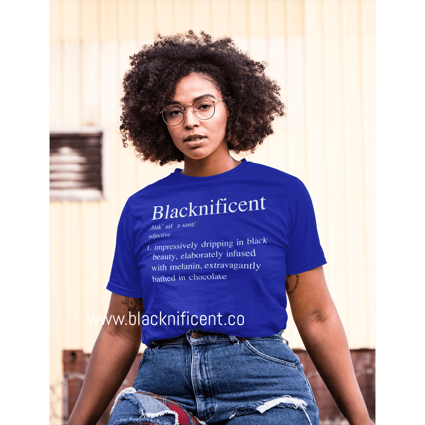 Blacknificent Printed Tee Blacknificent Melanin Poppin Summer Tee