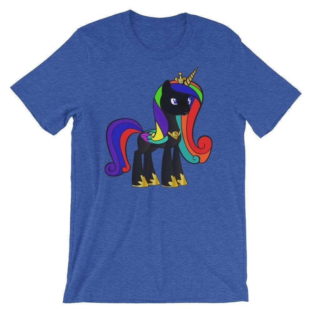 Blacknificent Printed Tee Heather True Royal / S Black Unicorn Magic Unisex T-Shirt