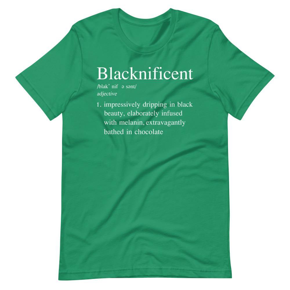 Blacknificent Printed Tee Kelly / S Blacknificent Melanin Poppin Summer Tee