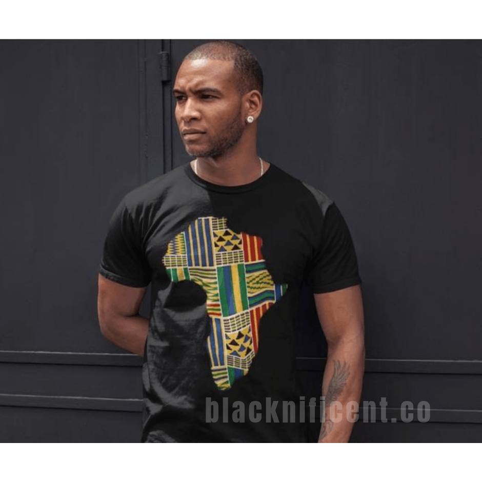 Blacknificent Printed Tee Kente Africa Unisex Tee