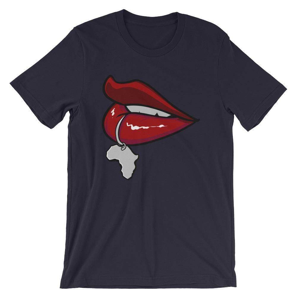 Blacknificent Printed Tee Navy / S Love Bites Africa Unisex Tee
