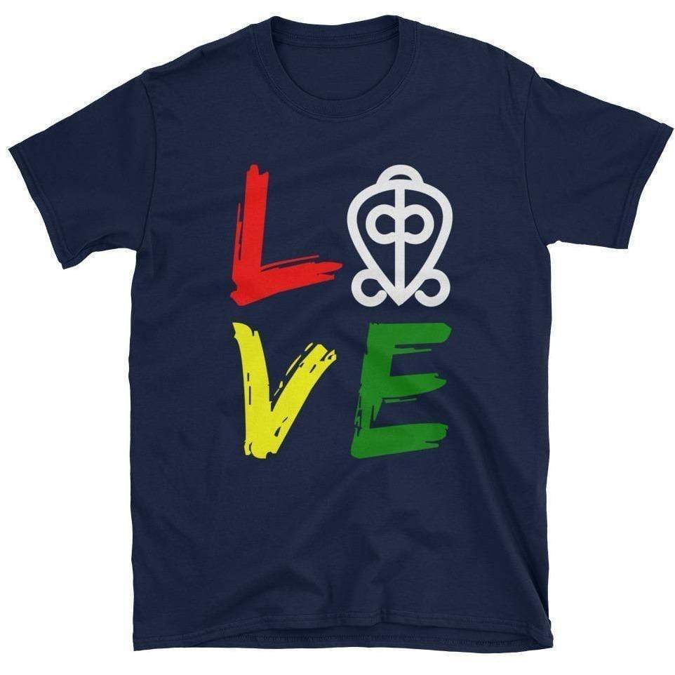 Blacknificent Printed Tee Navy / S Power of Love - Unisex Tee