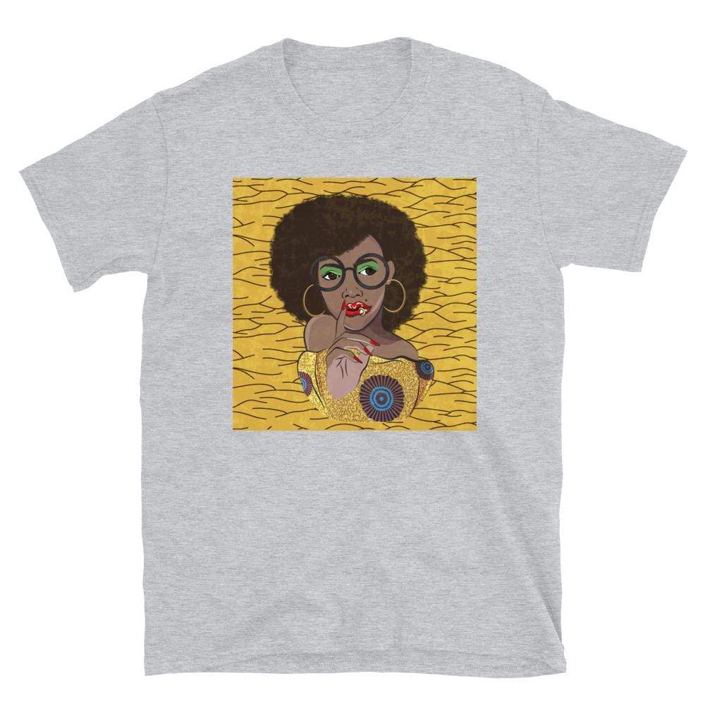 Blacknificent Printed Tee Sport Grey / S Afro Pop Fro Day Unisex Tee