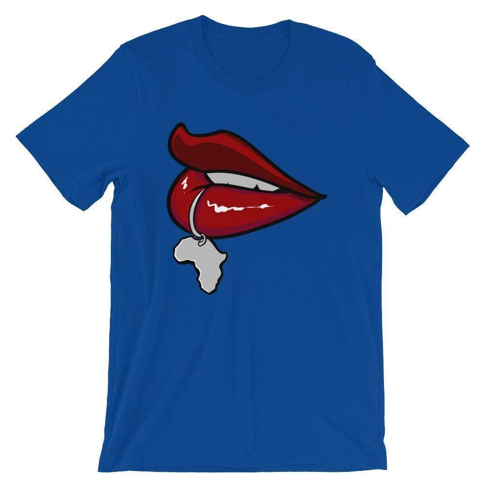Blacknificent Printed Tee True Royal / S Love Bites Africa Unisex Tee