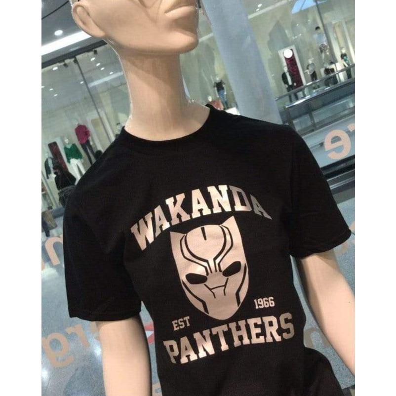 Blacknificent Printed Tee Wakanda Panters Vinyl Print Tee