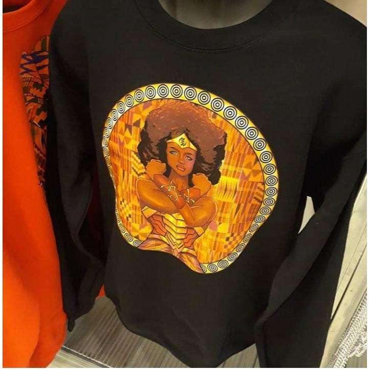 Blacknificent Sweatshirt Amara Princess Warrior Sweatshirt