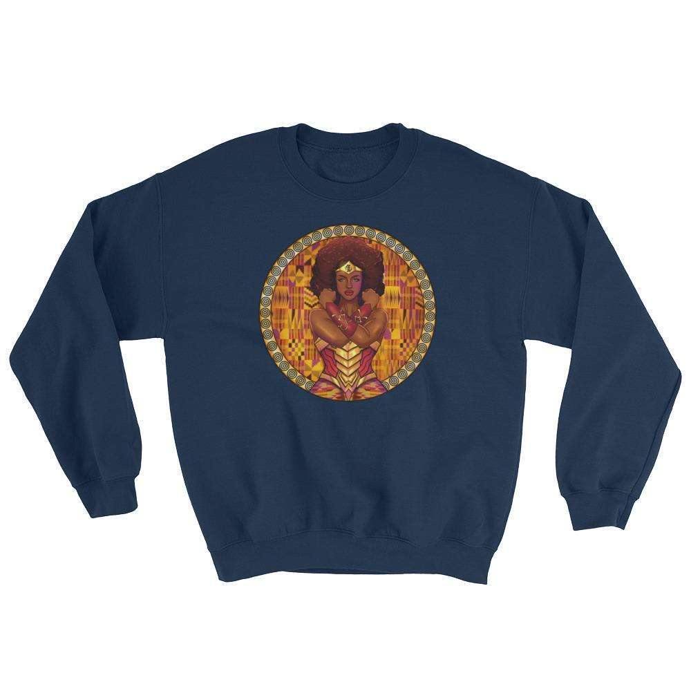 Blacknificent Sweatshirt Navy / S Amara Princess Warrior Sweatshirt