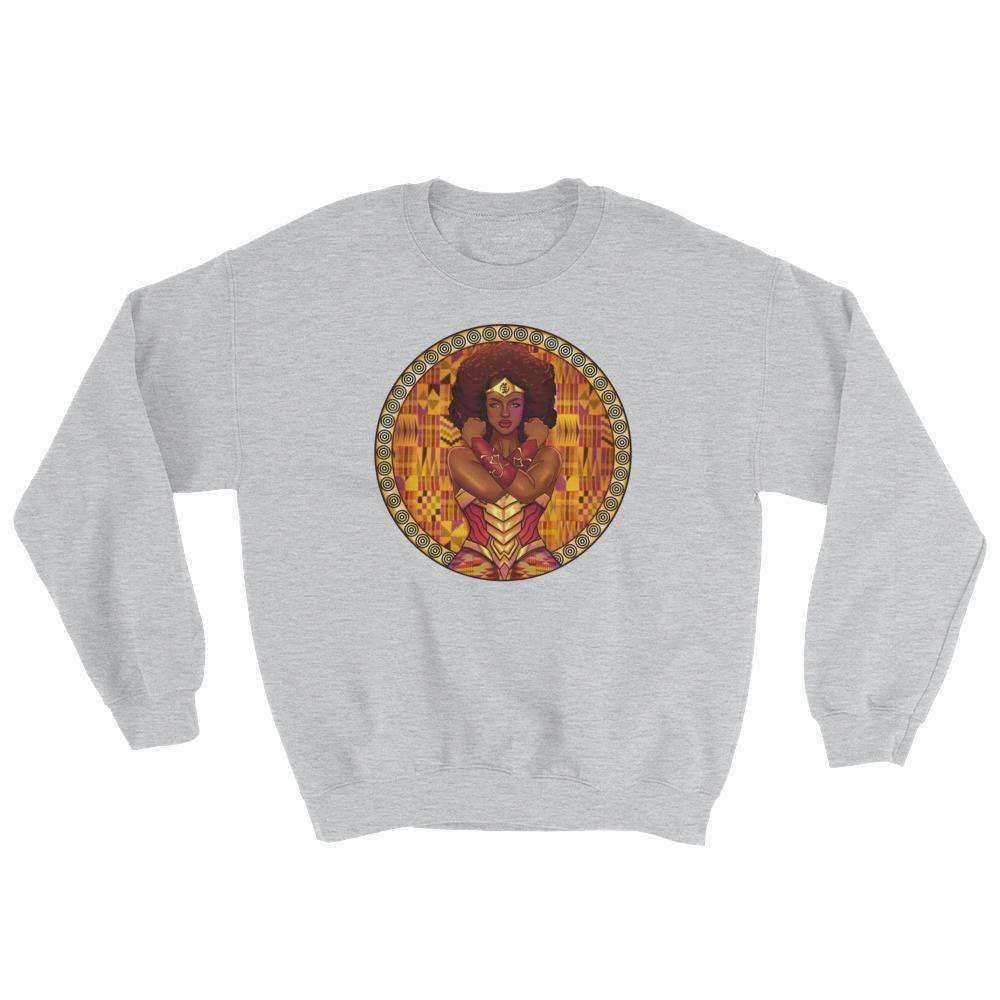 Blacknificent Sweatshirt Sport Grey / S Amara Princess Warrior Sweatshirt