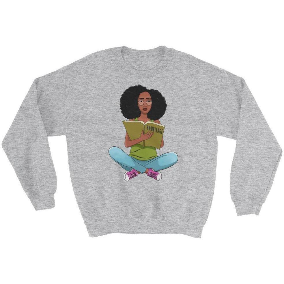 Blacknificent Sweatshirt Sport Grey / S Knowledge is Power Sweatshirt