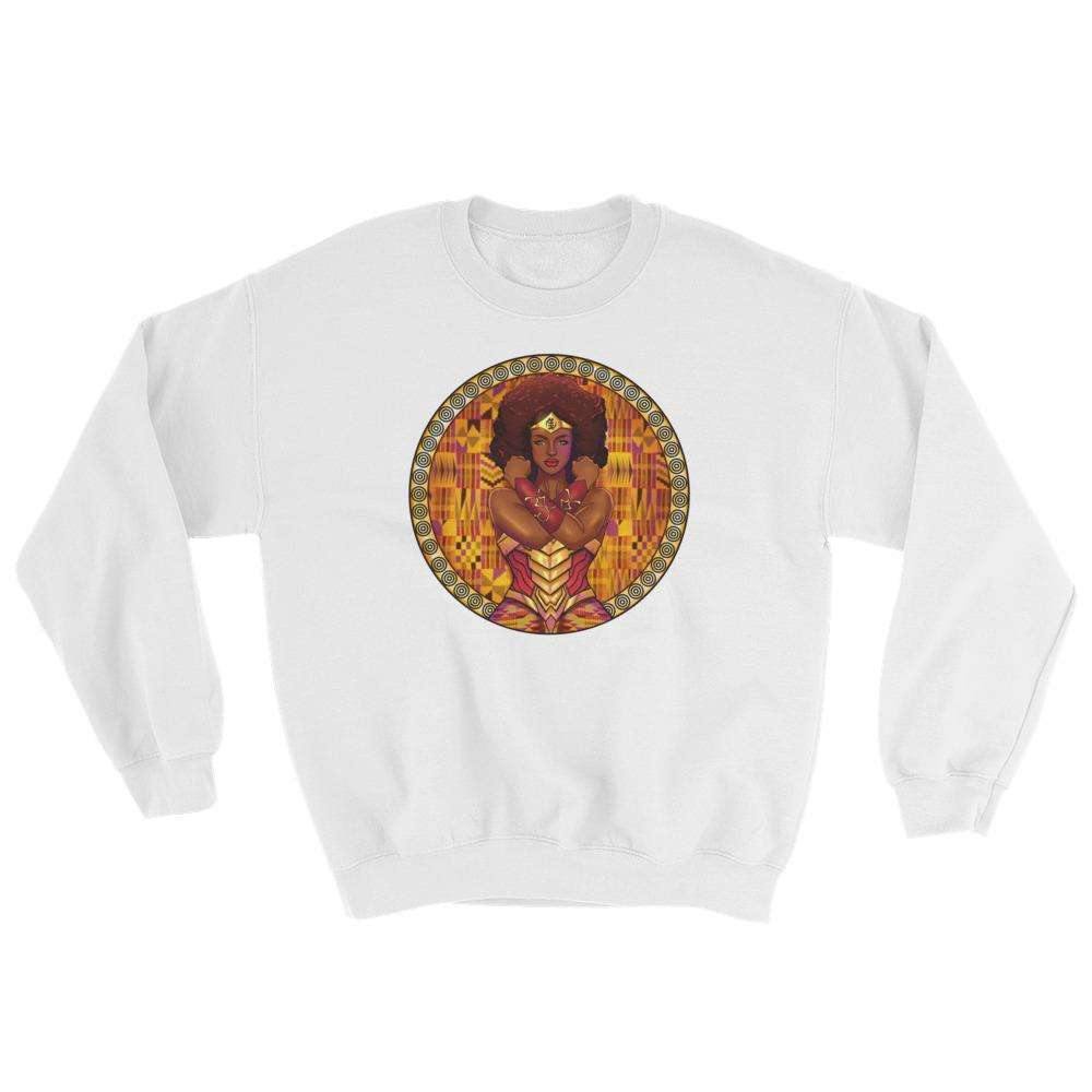 Blacknificent Sweatshirt White / S Amara Princess Warrior Sweatshirt