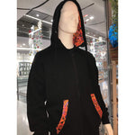 Blacknificent Hoodie Kente Satin Lined Heavyweight Zip Hoodies