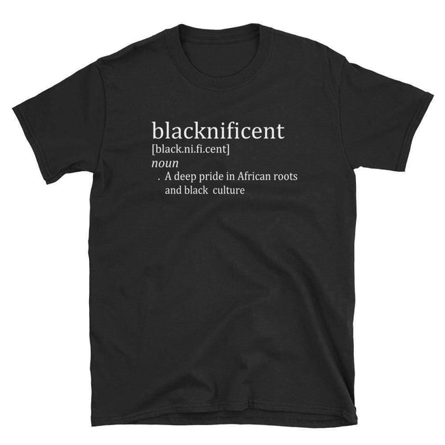 Blacknificent Printed Tee Black / S Blacknificent Pride Short-Sleeve Unisex T-Shirt
