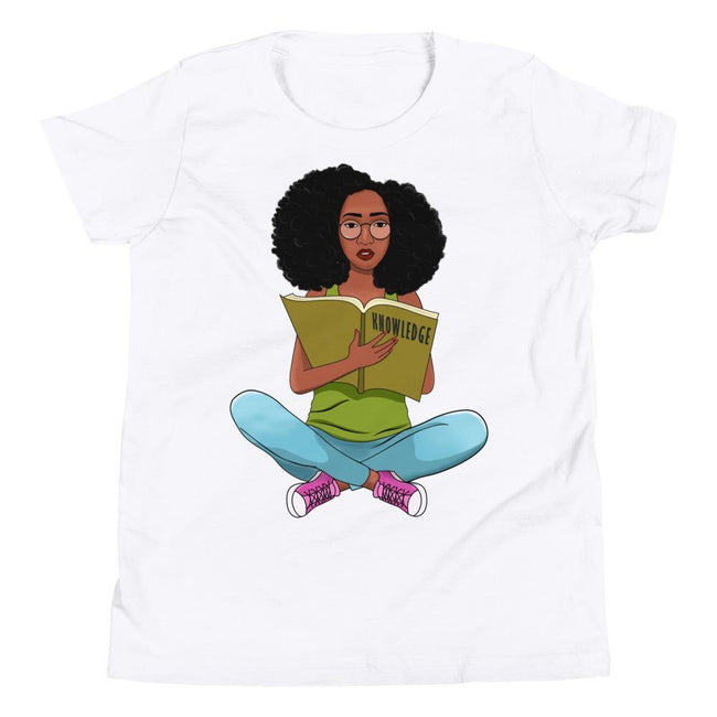 Blacknificent Printed Tee Knowledge is Power Youth Tee