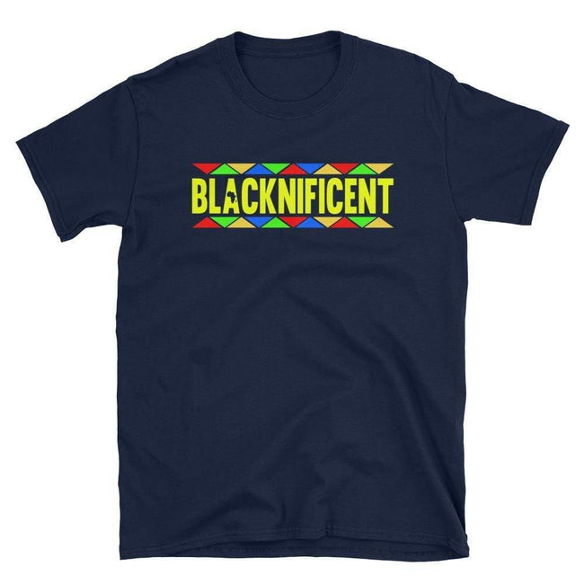 Blacknificent Printed Tee Navy / S Blacknificent Retro Style Unisex T-Shirt