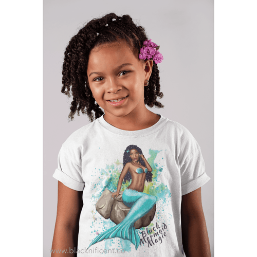 NYMAH - Black Mermaid Youth Short Sleeve Tee