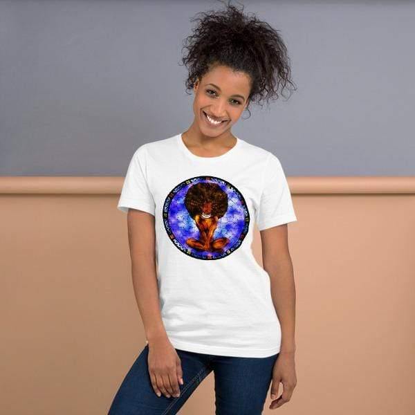 Blacknificent Printed Tee Stained Glass Divine Goddess - Unisex Tee