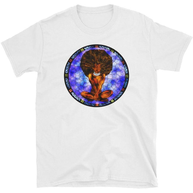Blacknificent Printed Tee White / S Stained Glass Divine Goddess - Unisex Tee