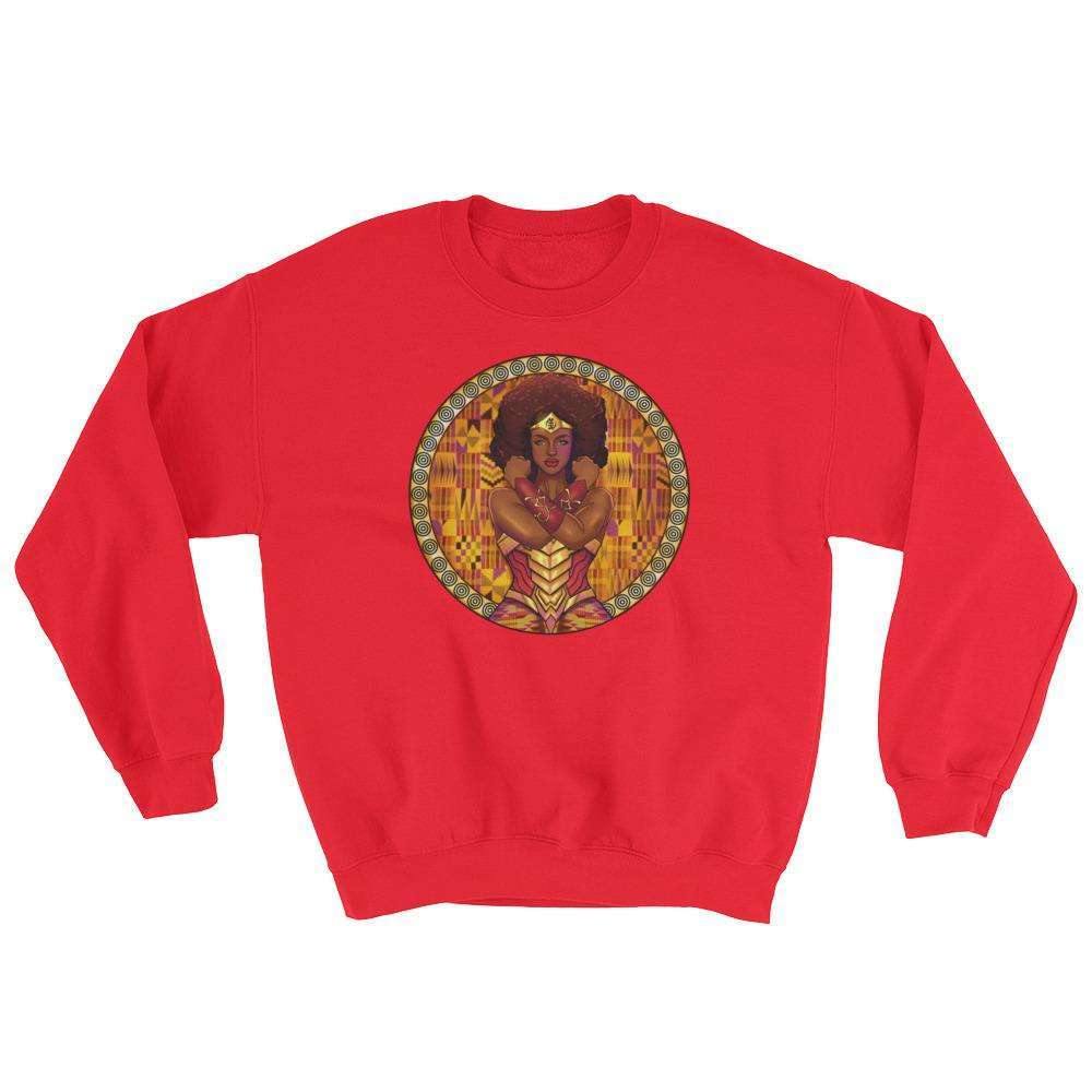 Blacknificent Sweatshirt Red / S Amara Princess Warrior Sweatshirt