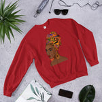 Blacknificent Sweatshirt Red / S Kente Queen Sweatshirt